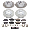 Power Stop 2016 Hyundai Veloster Front and Rear Semi-Coated Rotor Kit