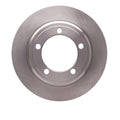 R1 89-22 Workhorse 500Lb Gvw) Rear Left Drilled & Slotted Black Brake Rotor