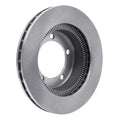 R1 89-22 Workhorse 500Lb Gvw) Rear Left Drilled & Slotted Black Brake Rotor