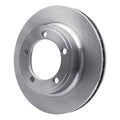 R1 89-22 Workhorse 500Lb Gvw) Rear Left Drilled & Slotted Black Brake Rotor