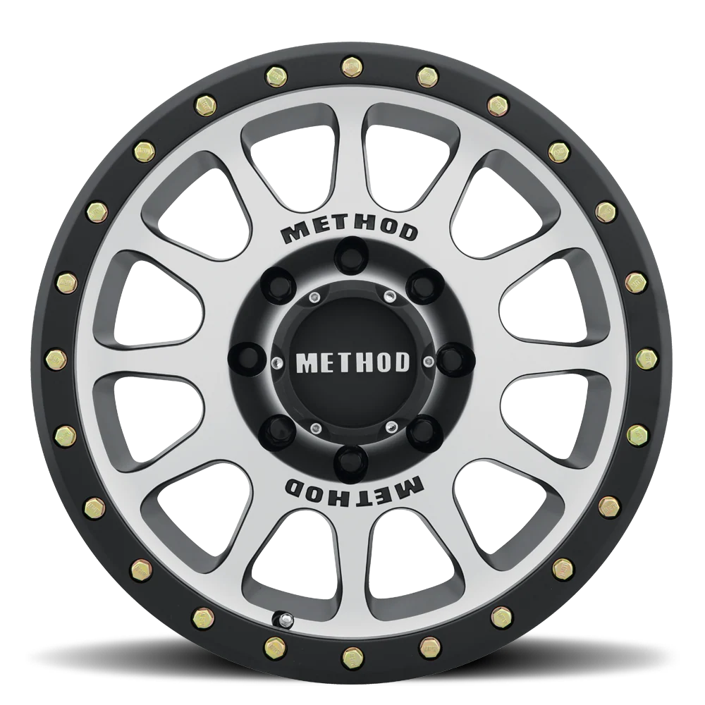 Method MR305 NV 18x9 0mm Offset 6x135 94mm CB Method Matte Black Street Loc Wheel