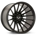 Vossen VFX-01 24x12 - 5x127 - ET44 - Ultra Deep - 71.5 - Satin Black Wheel