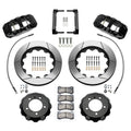 Wilwood 99-12 Porsche 911(996/997) Aero6 Front Brake Kit Slotted 14.00in Rotor W/Lines - Black