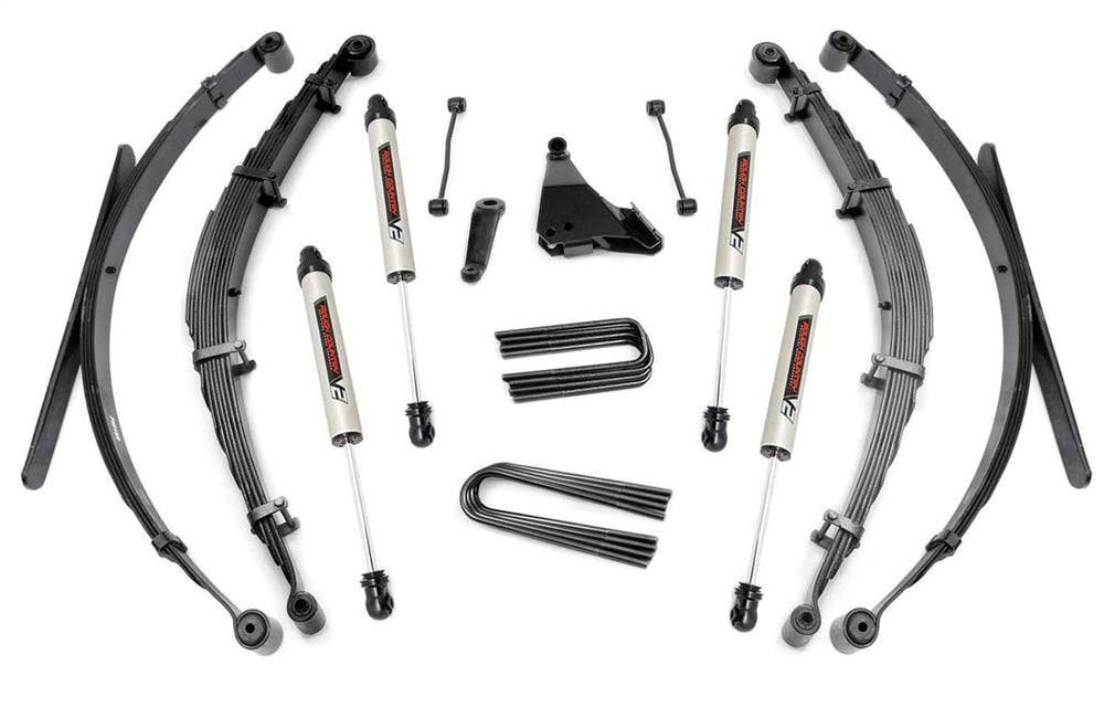 1x 7653 6 Inch Lift Kit Rear Springs V2 Ford Super Duty 4WD (99-04)