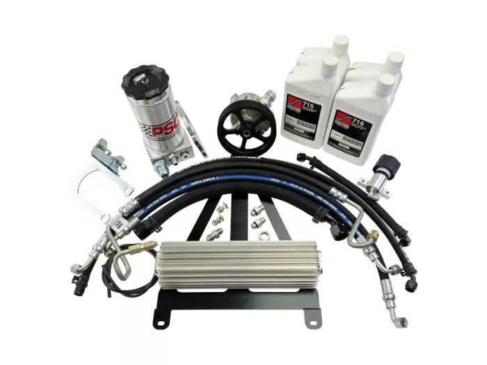 Full Hydraulic Power Steering Pump and Remote Reservoir Kit 1995-2006 Jeep 2.5L/4.0L