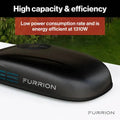 FURRION CHILL HE LOWPROFILE RV ROOFTOP AIR CONDITIONER WITH HEAT PUMP (R32) 5K BLACK