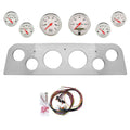 AutoMeter Arctic White 60-61 GMC Truck Billet Panel/Gauge Kit - 3-1/8in. (x2) & 2-1/16in. (x4)