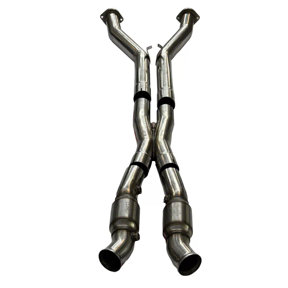 FULL 3' SS CATTED X-PIPE. 1997-2004