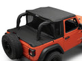Halftop Soft Top - 18-22 Wrangler JL 2-Door (Black Diamond)