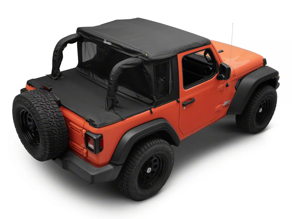 Halftop Soft Top - 18-22 Wrangler JL 2-Door (Black Diamond)