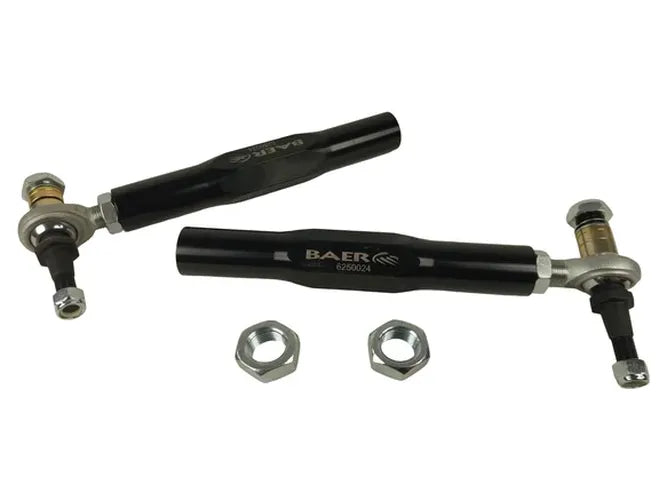 8898 CHEVY/GM C1500 TRACKER ADJ TIE ROD ENDS 8.125IN SLEEVE BLACK ECOATED