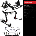QA1 71-72 Mopar B-Body Level 3 MOD Series Full Vehicle Handling Kit - 2-4in Drop