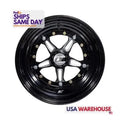 Wheel Direct Mnt 15 x 8 4in BS Black