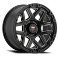 Mamba M25 18x9 5x139.7 ET12 Matte Grey w/ Black Lip Edge