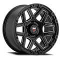 Mamba M25 18x9 5x139.7 ET12 Matte Grey w/ Black Lip Edge