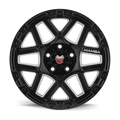 Mamba M25 18x9 5x139.7 ET12 Matte Grey w/ Black Lip Edge