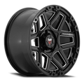 Mamba M25 18x9 5x139.7 ET12 Matte Grey w/ Black Lip Edge