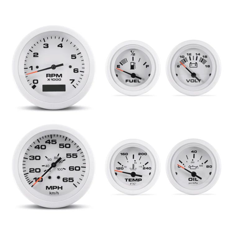 6 GAUGE SET ARCTIC - TACH/HR