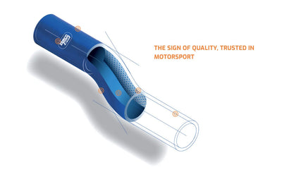 Samco Audi TT 225 03- (1) Induction Hose (YELLOW)