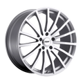 TSW Alloy Wheels silver auto part