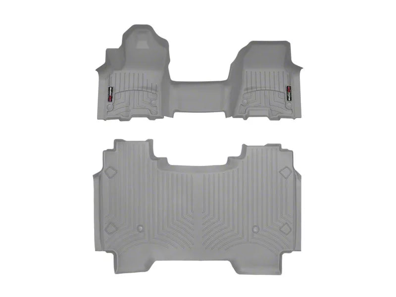 WeatherTech Grey Front and Rear Floorliners - Over The Hump Fits 2025 Ram Truck 1500 4618911-4614282