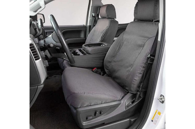 Covercraft 19-20 Ford F-150 Polycotton SeatSaver Custom Front Row Seat Covers - Grey