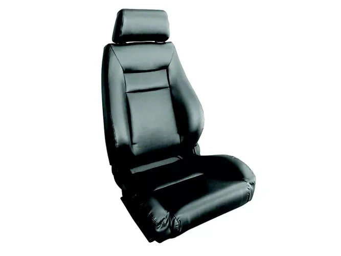 ELITE RECLINER BLACK VINYL LEFT