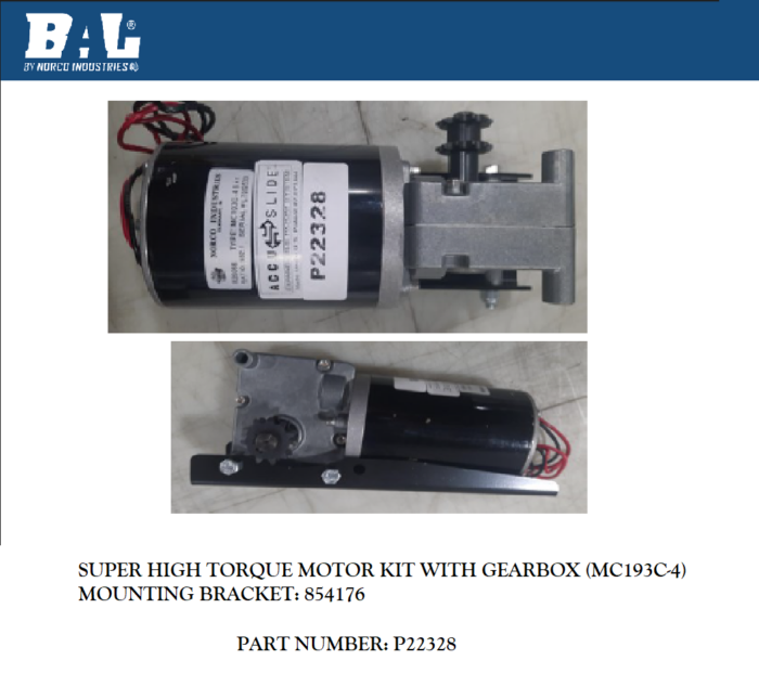 SUPER HIGH TORQUE MOTOR KIT