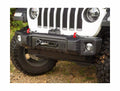 ~(45 lbs. 57X23X9)~ Spartacus Stubby Bumper Black 07-18 Jeep Wrangler JK JKU