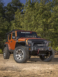~(45 lbs. 57X23X9)~ Spartacus Stubby Bumper Black 07-18 Jeep Wrangler JK JKU