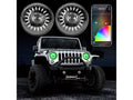 XK Glow 2pc 7in RGB Jeep JK TJ Headlight Kit w/ Dual-Mode Dash Mount Controller
