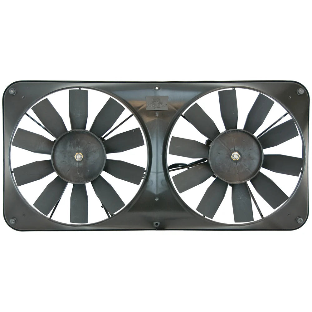 FAN ELECTRIC 11IN DUAL SHROUDED PUSHER OR PULLER W/ CONTROLS