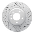 DFC 03-15 Audi Q7 Right Front Drilled & Slotted Geoperformance Rotor