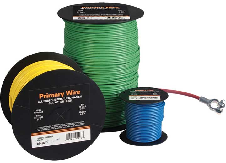 WIRE SPOOL PRIMARY 10 GAUGE; BLACK 1000 FT