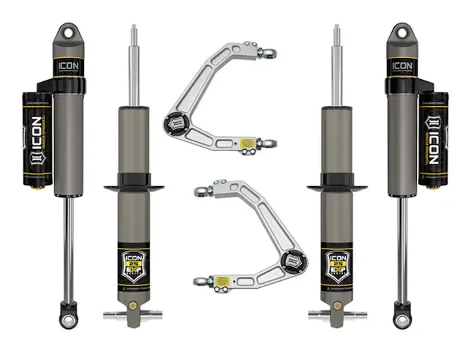 19-23 GM 1500 2.375-3.75 Inch Lift Stage 3 Exp Suspension System Billet Icon Vehicle Dynamics