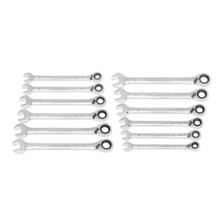 SET WR RAT REV MET 12PC 8 19MM