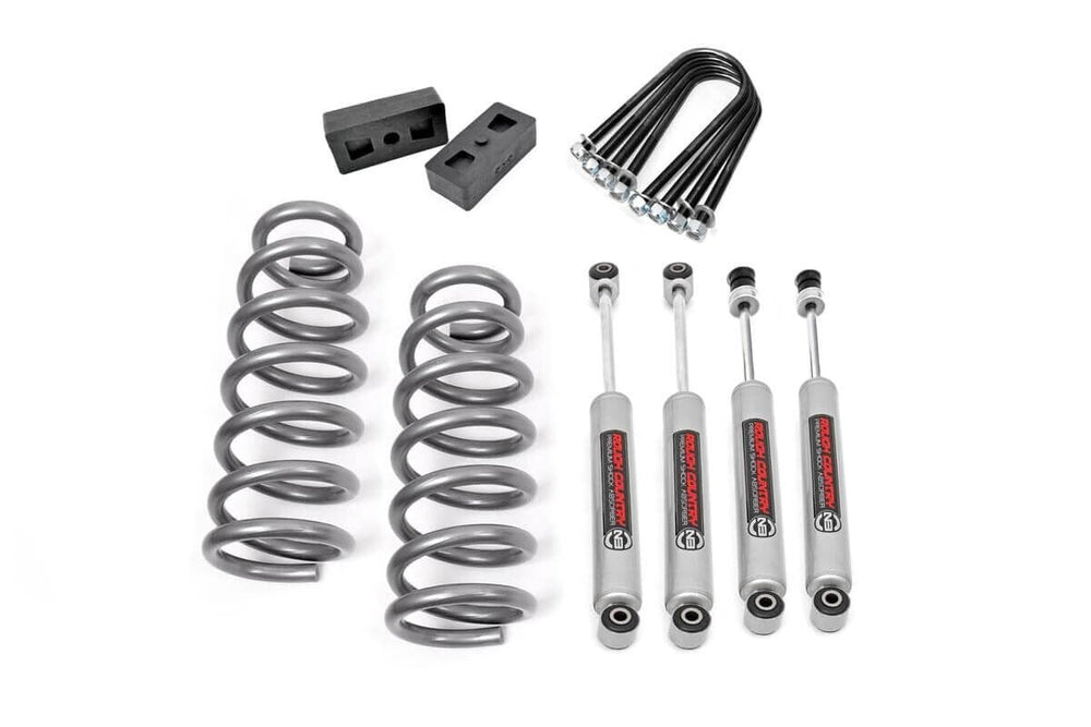 1x 9286 1x 23141 1x 7655 1x 23241 1x 6591 3 Inch Lift Kit Dodge 1500 2WD (2002-2005)
