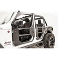 18C JL 4DOOR; FRONT DOOR; RATTLE RESISTANT NONLOCKING DOOR HANDLES LIMITING STRAPS