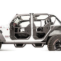 18C JL 4DOOR; FRONT DOOR; RATTLE RESISTANT NONLOCKING DOOR HANDLES LIMITING STRAPS