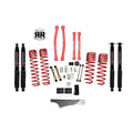 JK 2DR 3.5"RED KT W/BLK MAX