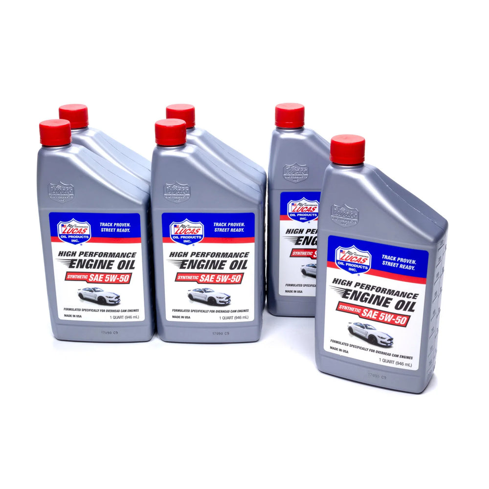 Synthetic SAE 5w50 Oil Case 6 x 1 Quart