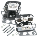 S&S Cycle 99-05 BT Super Stock 91cc Cylinder Heads - Wrinkle Black