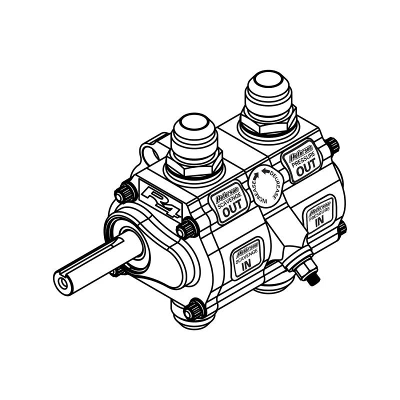 Oil Pump 2 Stage L/S w/ Rear Drive