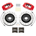 Wilwood 05-13 C6 Corvette Base SLC56 Front Rotor & Brake Kit - Red