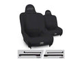 PRP Premier High Back Suspension Seats Kit for Jeep Wrangler CJ7/YJ (Pair) - Black