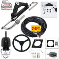 350HP HYDRAULIC STEERING KIT W/FRONT MOUNT HELMCYLINDER AND 2QT OIL