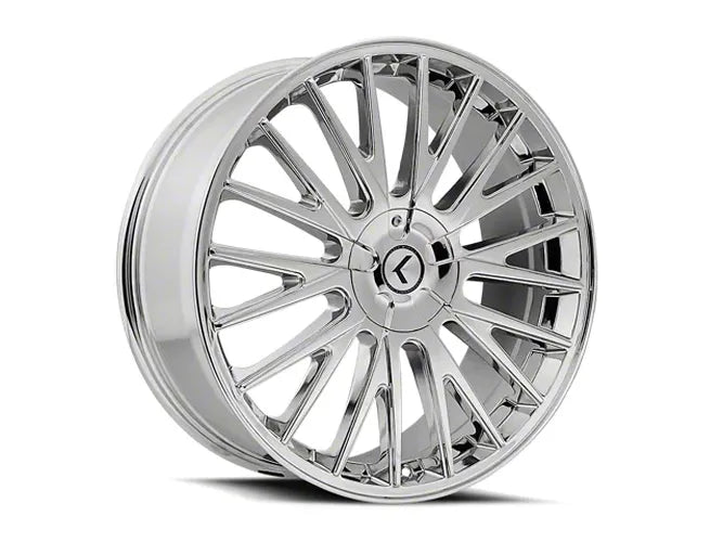 KRAZE DOUBLE DOWN KR185 CHROME 17X8 5-108/5-114.3 38MM 73MM
