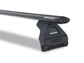 Rhino-Rack 18-21 Jeep Wrangler 4 Door SUV Vortex RL110 3 Bar Roof Rack - Black