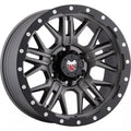 Mamba M25 18x9 6x139.7 ET0 Matte Grey w/ Black Lip Edge