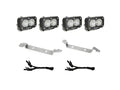 S2 Sport Dual Fog Pocket Light Kit - 2024-On Tacoma (Wide Cornering; Clear)